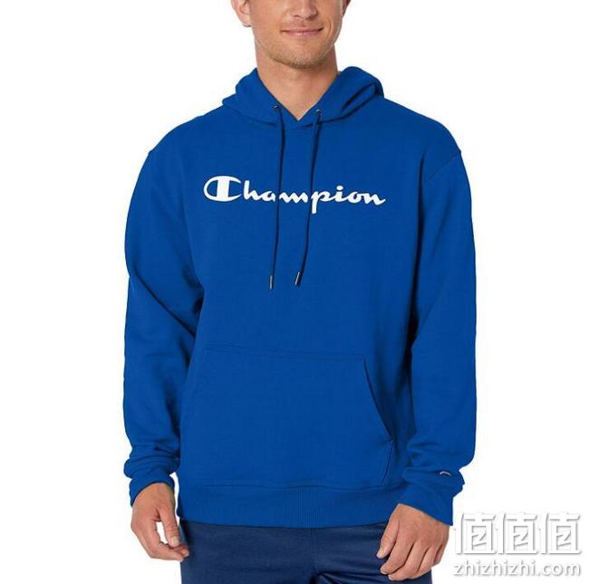 Champion/冠军 Powerblend 男士连帽卫衣印花款 蓝色S码 Prime会员凑单直邮到手161元 值值值-买手聚集的地方