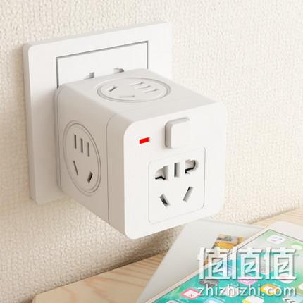 Belede 贝朗德 TF-205 一转五魔方插座 9.8元包邮 值值值-买手聚集的地方