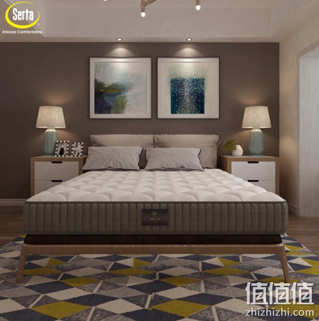 Serta 舒达 波特兰 乳胶弹簧床垫 180*200*22cm 4859元(京东5200元),送价值760元枕头一对 值值值-买手聚集的地方