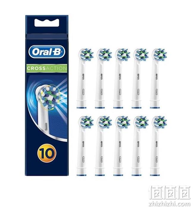 新低 可用两年半：Oral-B 欧乐B 10支 多角度清洁型刷头 EB50 prime会员凑单184元包税（天猫约500元） 值值值-买手聚集的地方