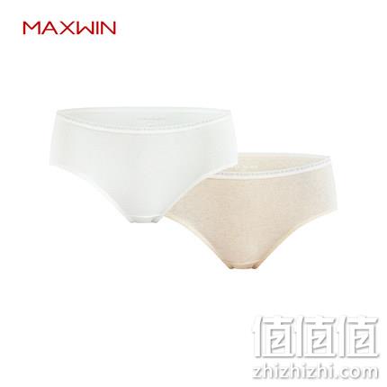 商城同款，MAXWIN 马威 195278201 女士棉质内裤 2条装 19元包邮（吊牌价29元） 值值值-买手聚集的地方