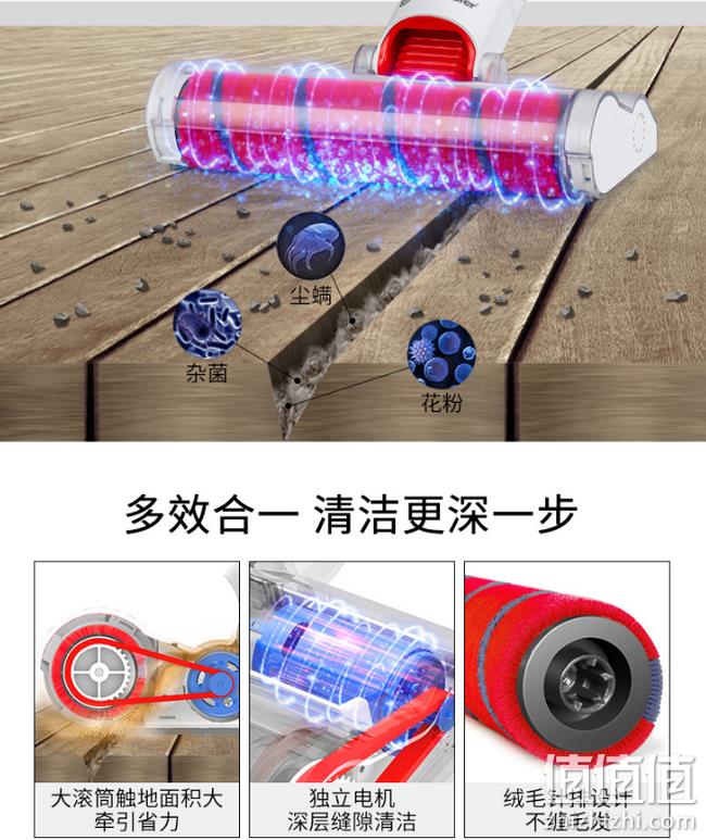 19000pa吸力+2500mAh+尘气分离：美国 Vacmaster 卫玛士 无线吸尘器 VSI2201CN 券后699元包邮 6期免息 值值值-买手聚集的地方