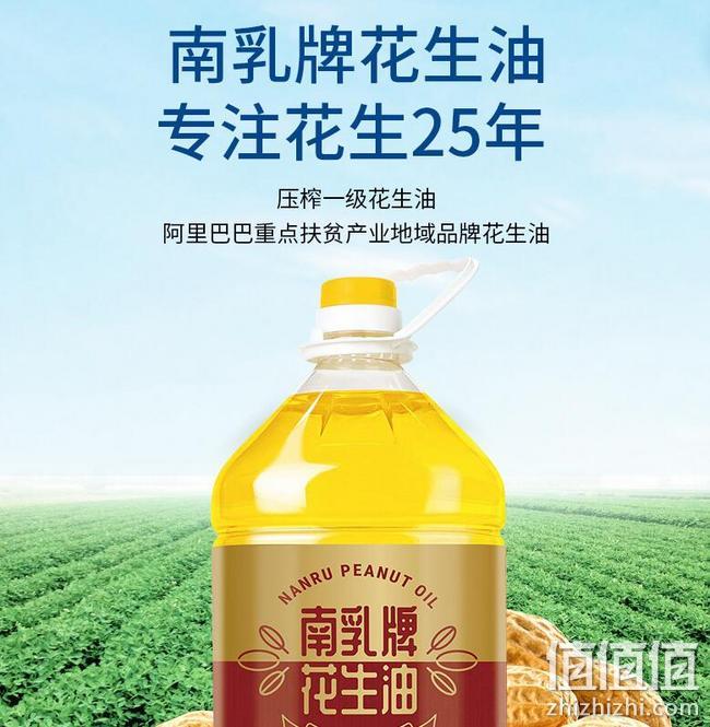 农家自榨 5L 南乳 物理一级压榨纯花生油 券后69.9元包邮 值值值-买手聚集的地方