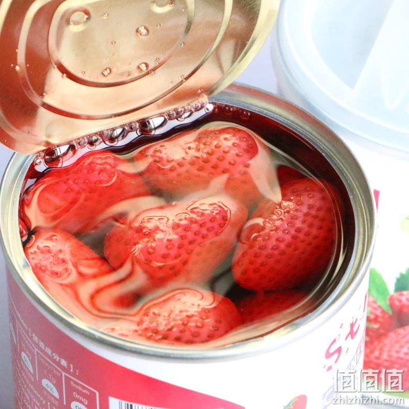 零防腐剂，天同果小懒 新鲜草莓罐头 312g*6罐 劵后24.9元包邮（原价88元） 值值值-买手聚集的地方
