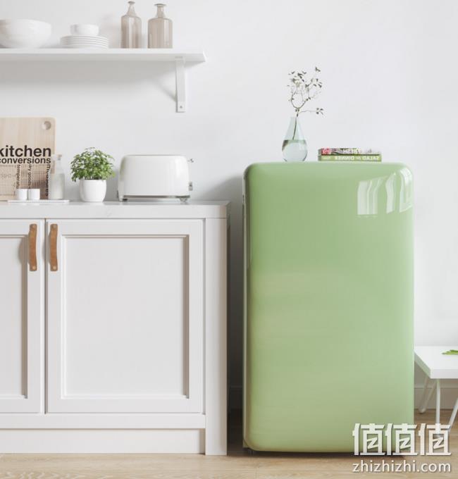 时光里的温柔雕刻，miniJ 小吉 Light BC-M121C系列 单门冰箱 云漫白 899元包邮 值值值-买手聚集的地方