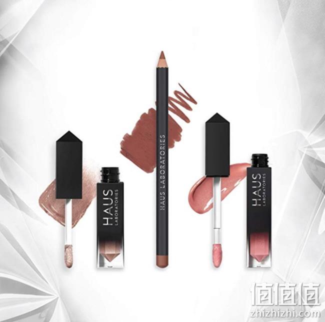 Lady Gaga 美妆品牌全球首发预售：HAUS LABORATORIES 液体闪粉 唇彩 唇线3件套 prime会员直邮含税到手约384元 值值值-买手聚集的地方