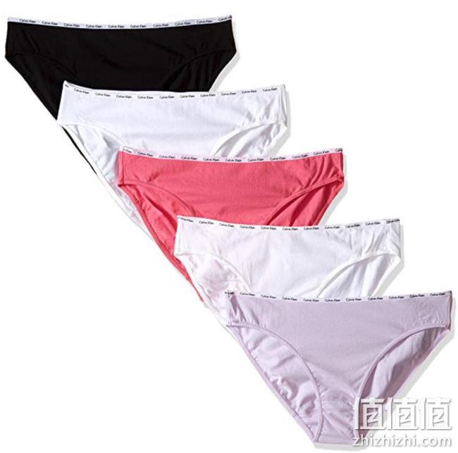 S、M码有货，5倍差价！Calvin Klein 卡尔文·克莱恩 女士内裤 5条装 prime会员到手约133.3元（天猫旗舰店160元/条） 值值值-买手聚集的地方