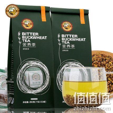 降10元！清火健脾、降三高：虎标 四川凉山 苦荞茶 350gx2袋 39元包邮送枣片（京东73.8元） 值值值-买手聚集的地方