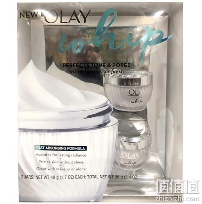 空气海绵黑科技！OLAY 玉兰油 Whip 高级保湿霜 48gx2瓶 prime会员直邮含税到手约281元 值值值-买手聚集的地方