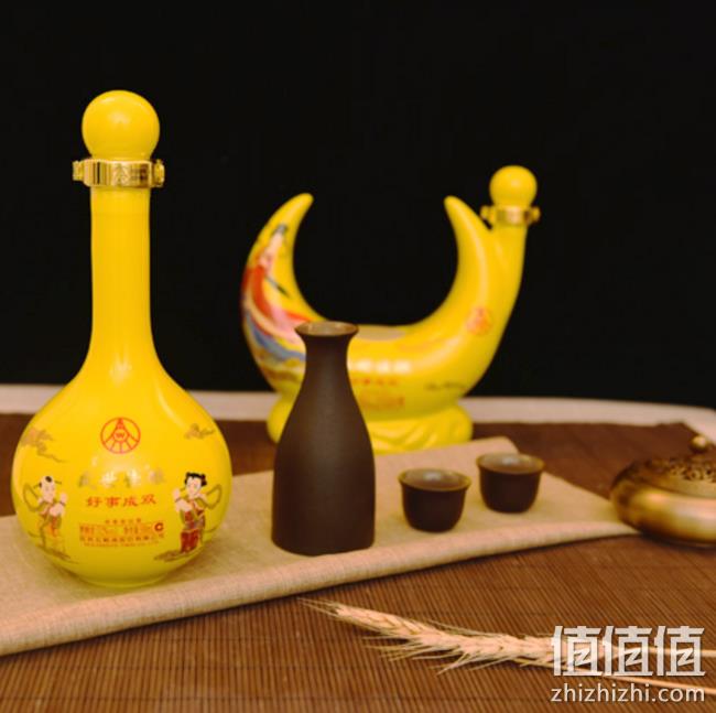 五粮液股份 浓香型 盛世佳酿 好事成双白酒 52度 500mlx2瓶 礼盒装 566元 值值值-买手聚集的地方