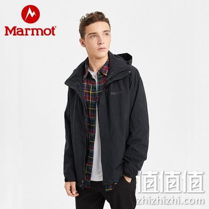 专柜同款：marmot 土拨鼠 男士单层冲锋衣 599元包邮（专柜1999元） 值值值-买手聚集的地方