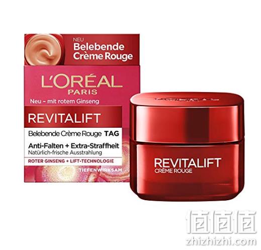 嫩肤抗衰老：L'Oréal Paris 欧莱雅 复颜抗皱红参面霜 50ml prime会员凑单73元包税（天猫230元） 值值值-买手聚集的地方