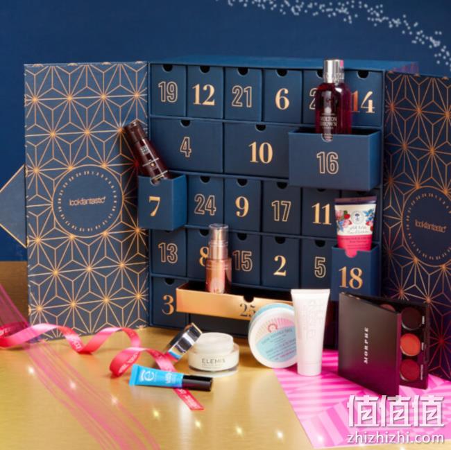 价值超4000元！LOOKFANTASTIC 2019年 圣诞倒数日历礼盒 685元 值值值-买手聚集的地方