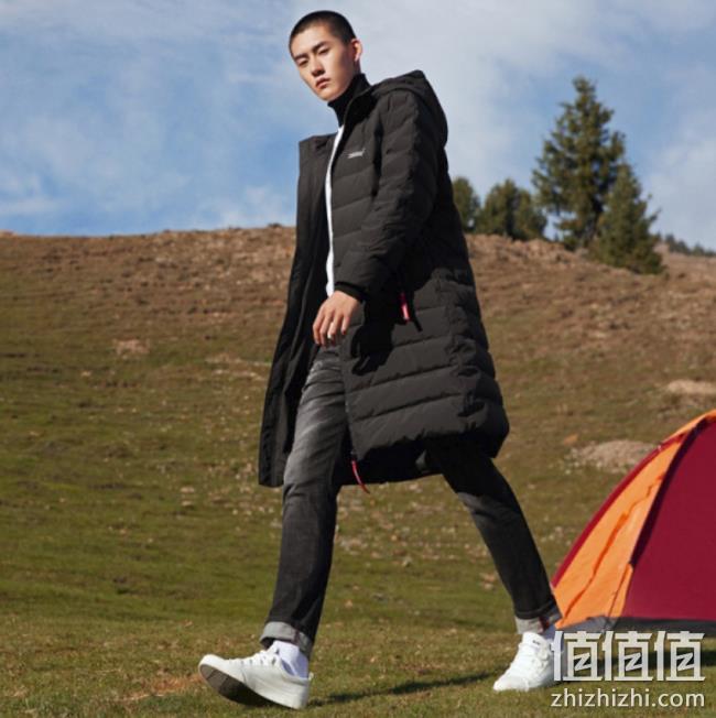 白菜价！MARK FAIRWHALE 马克华菲 15027012 男士中长款连帽羽绒服 290.46元 值值值-买手聚集的地方