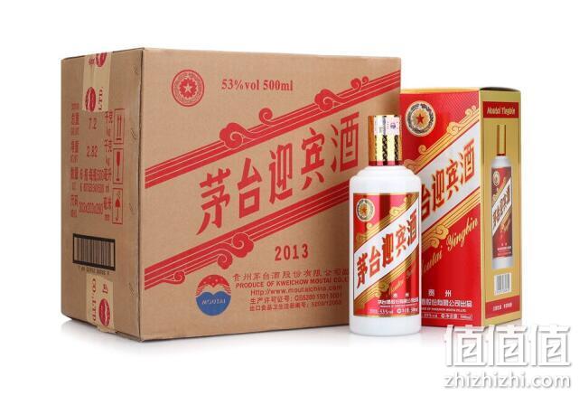双11预售：茅台 新版迎宾 53度酱香型白酒 500mlx6瓶 到手价458元 值值值-买手聚集的地方