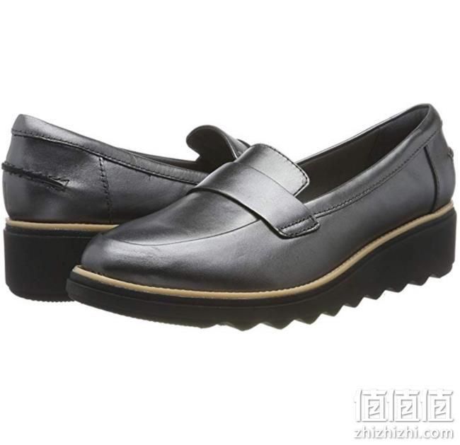 UK4码、2019秋季新款，Clarks 其乐 Sharon Gracie 女士厚底乐福鞋 prime到手约400元 值值值-买手聚集的地方