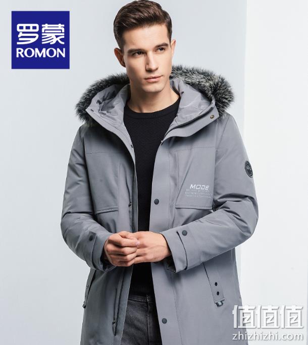双11预售：800蓬+90%白鸭绒+狐狸毛领：罗蒙  男士羽绒服 双重优惠后432元包邮 值值值-买手聚集的地方