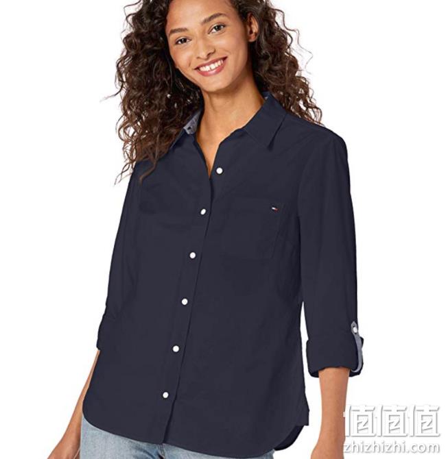 多色多码，Tommy Hilfiger 汤米·希尔费格 女士长袖衬衫 prime会员到手约230.3元 值值值-买手聚集的地方