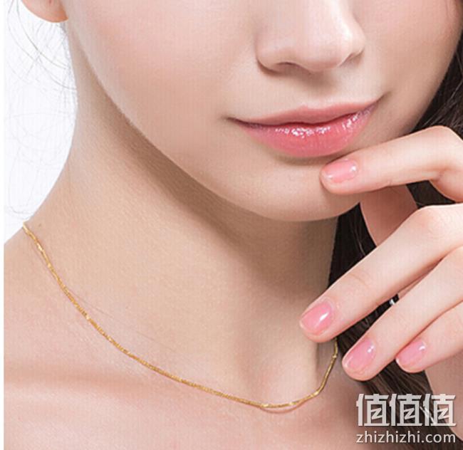 ZLF 周六福 KH050484 18K金项链 45cm 券后348元（长期450+） 值值值-买手聚集的地方