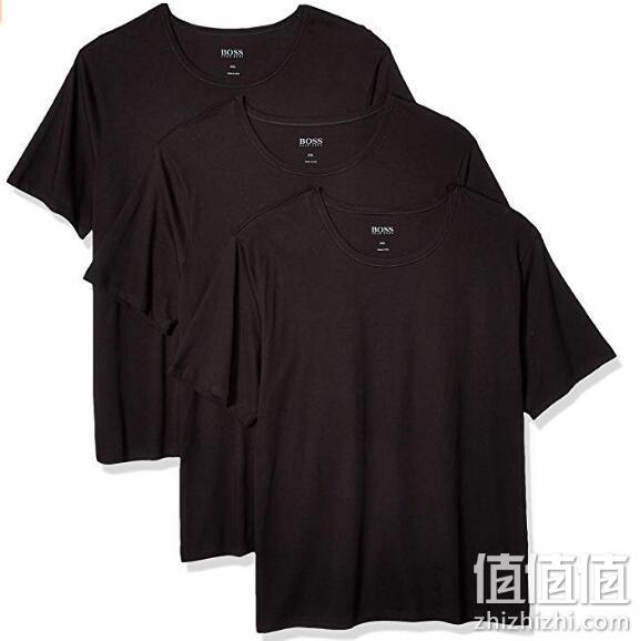 白菜价！Prime专享，限L码：3件装 HUGO BOSS/雨果·博斯 男式纯棉T恤 Prime直邮到手138元 值值值-买手聚集的地方