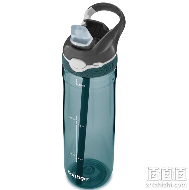 Contigo 康迪克 2063286 Ashland 水瓶 710ml，Chard甜菜色 prime会员77元 值值值-买手聚集的地方