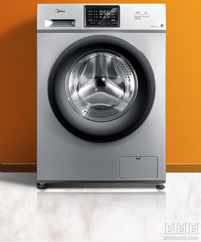 Midea 美的 MG100V31DS5 变频 滚筒洗衣机 10kg 1588元包邮 6期免息 值值值-买手聚集的地方
