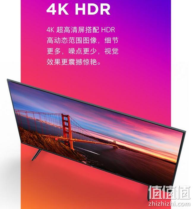 双11预告，超窄边4K：小米电视4X 55英寸 智能液晶电视 2GB+8GB L55M5-AD 券后1399元包邮 值值值-买手聚集的地方
