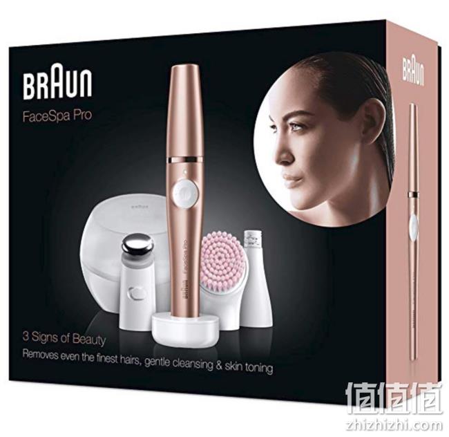 ​除毛+洗脸+导入保养！Braun 博朗 FaceSpa Pro 921 3合1脸部SPA美容仪 prime到手约833.9元（之前推荐867.5元） 值值值-买手聚集的地方