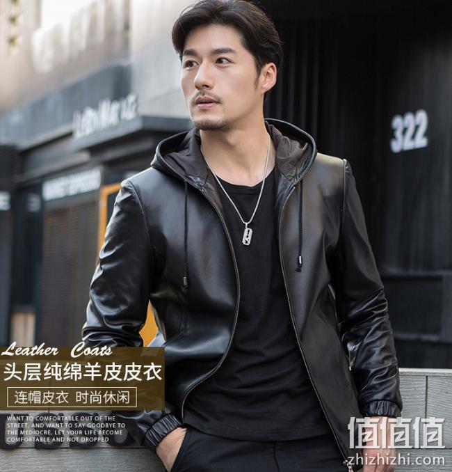 网友实测好评 100%头层绵羊皮：比菲力 男士外套 多款 0点：双重优惠后393元包邮（上次498元） 值值值-买手聚集的地方