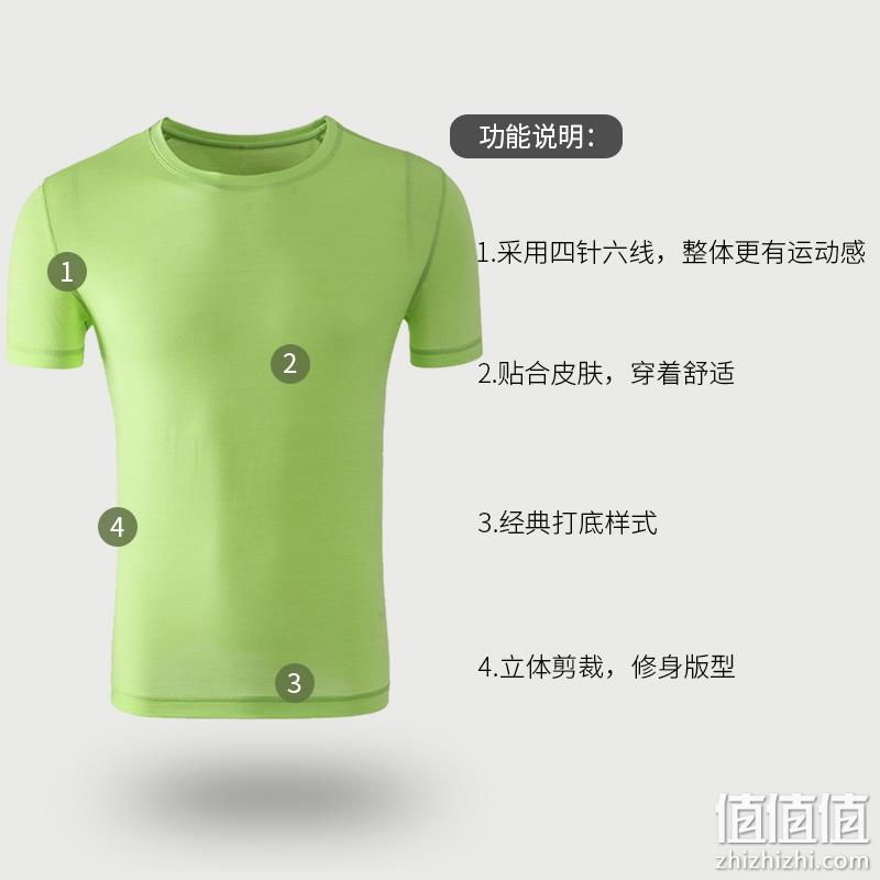 96%美丽奴羊毛，商场同款：地球科学家 男士 圆领短袖T恤 券后109元包邮（吊牌价490元） 值值值-买手聚集的地方