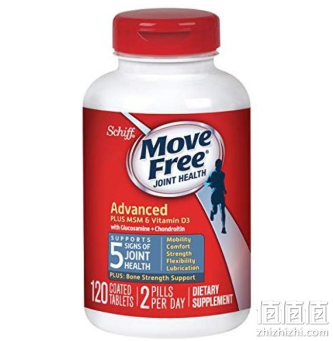 添加MSM+D3，镇痛补钙！Schiff Move Free 氨糖软骨素 维骨力 蓝盒 prime到手约140.4元 值值值-买手聚集的地方