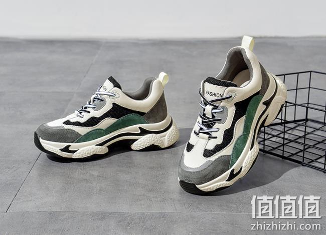 增高6.5厘米、真皮拼接！珂卡芙 厚底老爹鞋 券后119元包邮（专柜599元） 值值值-买手聚集的地方