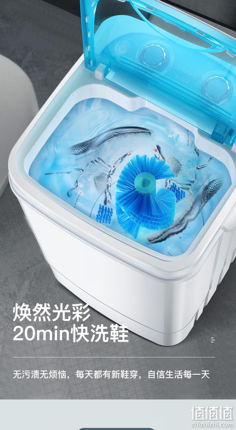 20min清洗+360°抑菌！懒人必备，长虹 洁立方 家用小型 洗鞋机 178元包邮（普通款） 值值值-买手聚集的地方
