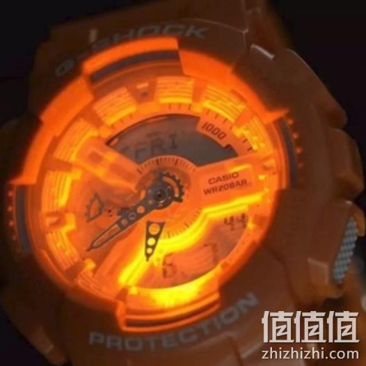 骚气橙！Casio 卡西欧 G-Shock系列 GA110SG-4A 男士双显运动手表 prime会员直邮含税到手约468元（之前推荐500+） 值值值-买手聚集的地方