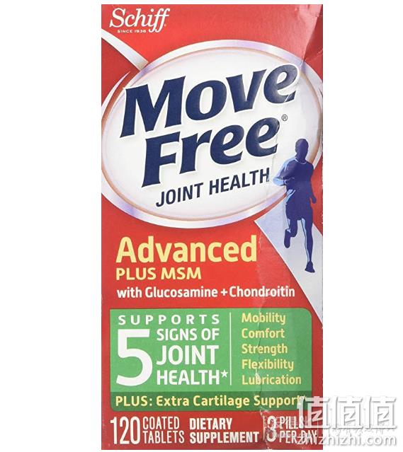 关节炎止痛配方，120粒x2瓶,Schiff 旭福 Move Free 绿盒维骨力  prime到手约231.5元 值值值-买手聚集的地方