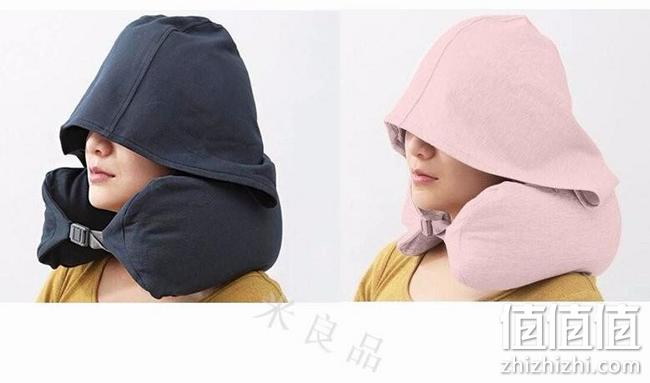 全棉微粒子，kavar/米良品 日式U型枕带帽护颈枕 券后45元包邮 值值值-买手聚集的地方