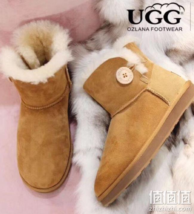 防水羊皮毛一体：Ozlana UGG 加绒低筒雪地靴 74.99澳元约￥370 值值值-买手聚集的地方