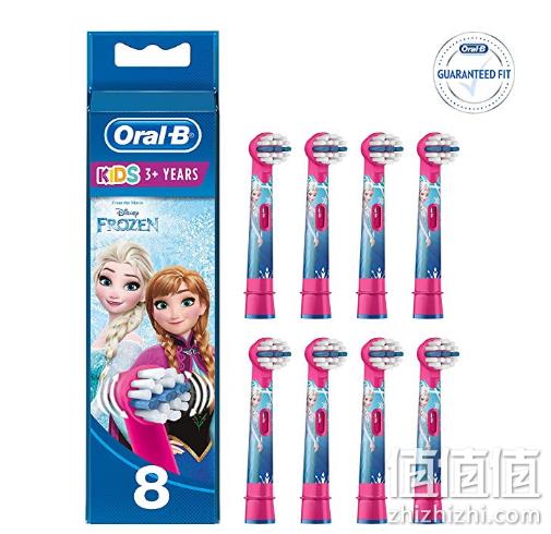 2.8倍差价 可用2年，8支：Oral-B Stages Power 替换刷头 152.12元包税，折合19/支，天猫53元/支 值值值-买手聚集的地方