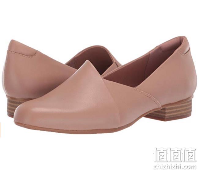新款新低，Clarks 其乐 Juliet Palm 女士真皮一脚蹬乐福鞋 prime到手约415.6元（京东799元起） 值值值-买手聚集的地方