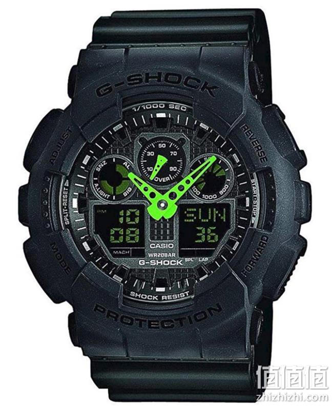Casio卡西欧 G-Shock系列 GA-100C-1A3 多功能双显运动手表 prime到手约527.4元（京东959元起） 值值值-买手聚集的地方