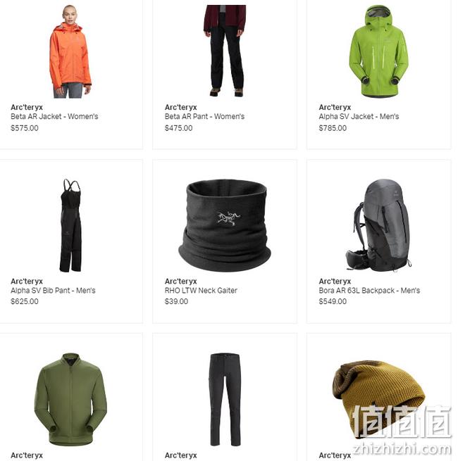 经典款收割机，Arc'teryx 始祖鸟 专场促销 8折  无套路 值值值-买手聚集的地方