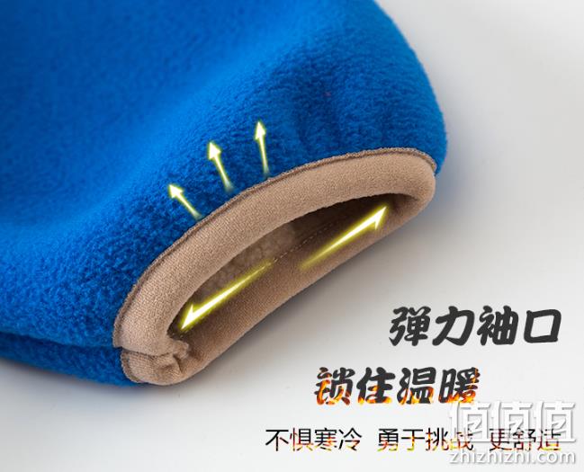 双层摇粒绒：巴布豆 儿童加厚抓绒衣外套 3色 券后59元包邮 值值值-买手聚集的地方
