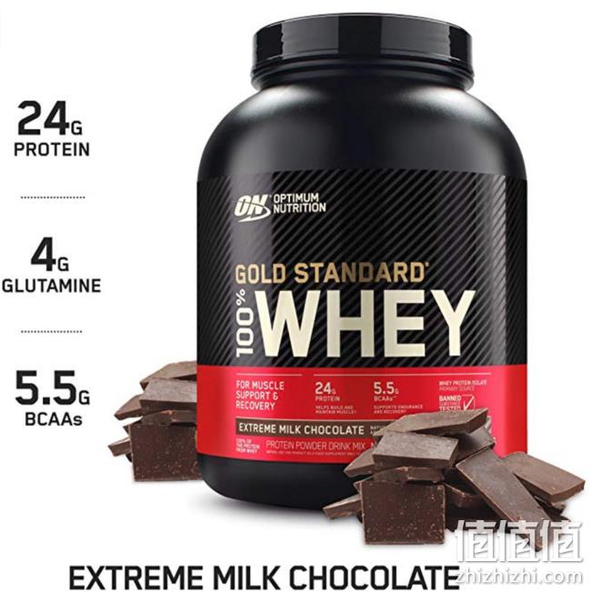 亚马逊销冠！Optimum Nutrition 欧普特蒙 乳清蛋白增肌粉 2.27kg 牛奶巧克力味 prime到手约326.22元（天猫288元/0.9KG） 值值值-买手聚集的地方