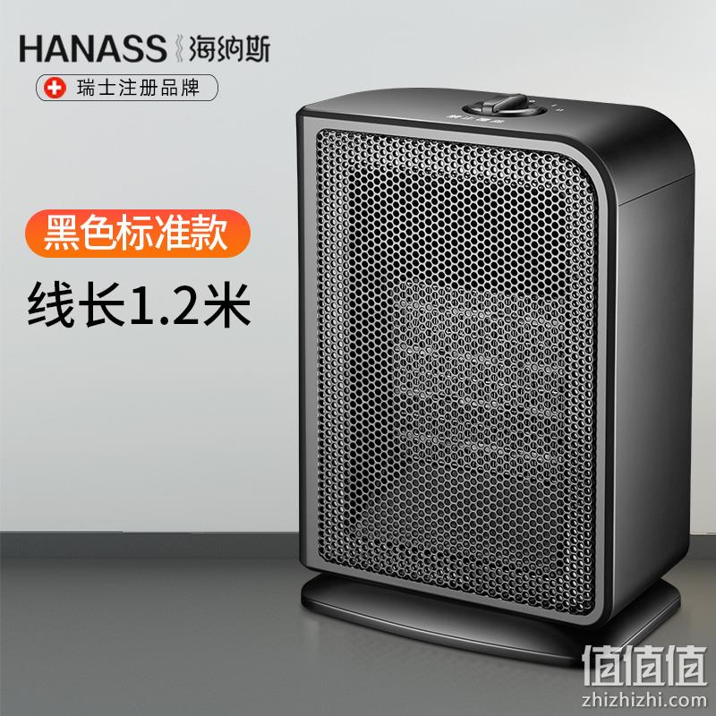 PTC陶瓷发热、90度送暖：海纳斯 小型家用暖风机取暖器SY-130B 29.9元包邮 值值值-买手聚集的地方
