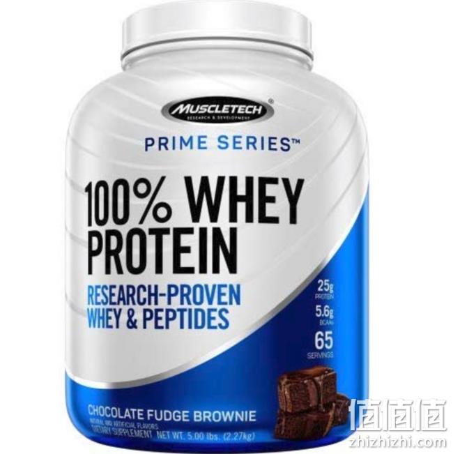 每份提供25g优质蛋白，MuscleTech 肌肉科技 Prime系列 100%乳清蛋白粉 巧克力味 2.27kg prime到手约348.5元 值值值-买手聚集的地方