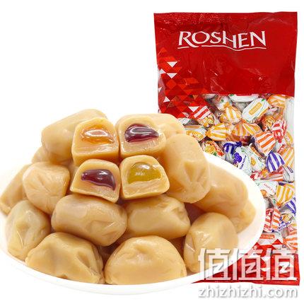 4种果味、乌克兰进口，ROSHEN 如胜 夹心牛奶软糖 1000g 40.8元包邮 值值值-买手聚集的地方