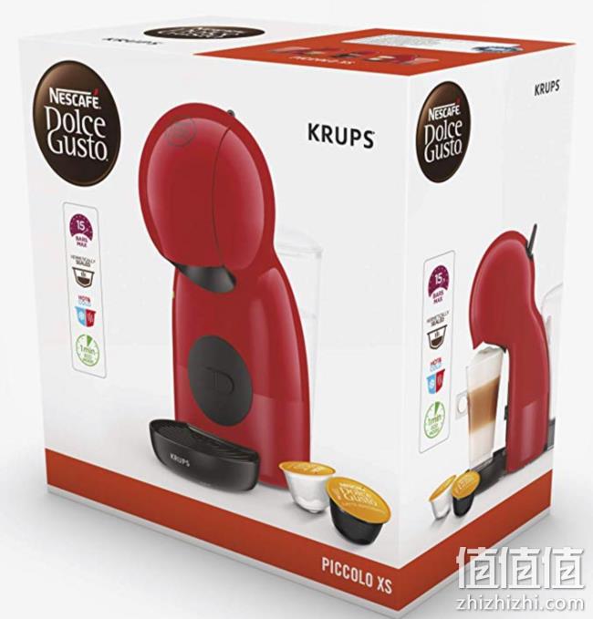 无需变压器，Krups 克鲁伯 Dolce Gusto Piccolo XS KP1A01 小星星胶囊咖啡机 两色 prime到手约338.7元 值值值-买手聚集的地方