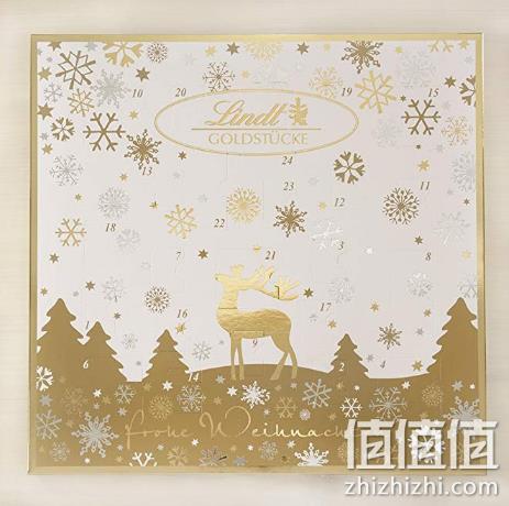 小编长期回购品牌：Lindt 瑞士莲 巧克力 金色圣诞礼盒 250g prime到手约159.3元 值值值-买手聚集的地方