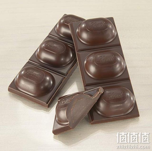 瑞士原产、70％可可，Lindt 瑞士莲 圣诞黑巧克力大排  100gx4件 prime到手约98.1元 值值值-买手聚集的地方