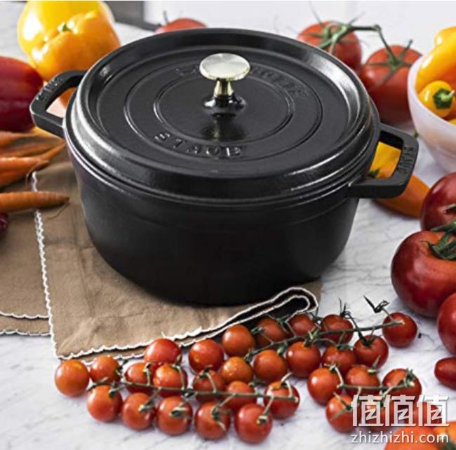 发货重量6KG！Staub 1102425 圆形铸铁炖锅 24CM prime到手约770.6元 值值值-买手聚集的地方